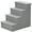 Grey#5, variant on Dog Bed PawHut Pet Stairs, Small Pet Steps with Cushioned Removable Covering for Dogs and Cats Up To 22 Lbs., Grey,Large Dog Bed