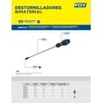 thumbnail image 2 of Destornillador Bimaterial Plano Resist A Impactos 3/16X4 SURTEK DBE02, 2 of 3