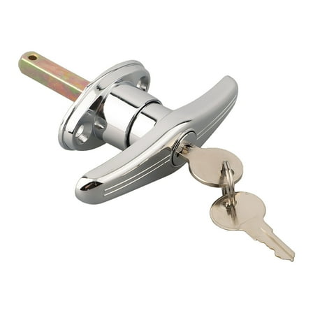 Garage Door Lock T Handle Rear Fix Keyed To Differ Caravan Garage Shed Campervan Smile Home