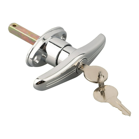 Garage Door Lock T Handle Rear Fix Keyed To Differ Caravan Garage Shed Campervan Smile Home