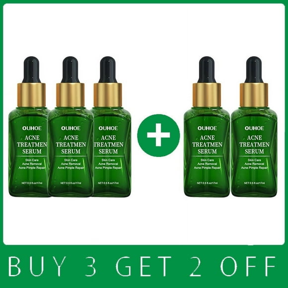 Acne Treatment Facial Serum Pore Shrinking Skin Care Against Face Acne Pimple Spots Remover Cleaning Shrink pores Tea Tree Serum