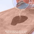 thumbnail image 3 of Hair Towel Wrap Fleece Hair Dryer Cap Thickened and Highly Absorbent Household Shower Cap for Hair Drying Super Soft-Drying Hair Towel with Buttons Hair Drying Towel, 3 of 7