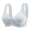 Blue#2, variant on Viikei Everyday Wear Women's Bra with Light Lift,Woman Color Thin and Steel Hoop Gathered Breathable Underwear for Daily Bras Silver 44/100