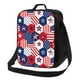 thumbnail image 1 of Disketp American Stars2 Bolsa Térmica Estampada para Almuerzo, Lonchera para Hombres y Mujeres Adultos, 1 of 7