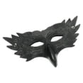 thumbnail image 4 of Máscara de cabeza de águila para Halloween, accesorio de media cara, diseño para fiestas, accesorios de cosplay Negro, 4 of 9