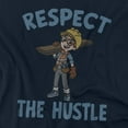 thumbnail image 2 of Blippi Respect the Hustle Youth Long Sleeve T Shirt, Navy, Small, 2 of 3