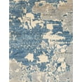 thumbnail image 1 of Ahgly Company Machine Washable Indoor Rectangle Abstract Slate Gray Area Rugs, 5' x 7', 1 of 7