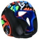thumbnail image 3 of BN FIGHT Graffiti Casco para niños Protector de cabeza Equipo de protección para boxeo Muay Thai Taekwondo EntrenamientoS tamaño negro YUNYI BRAND Deportes, 3 of 8
