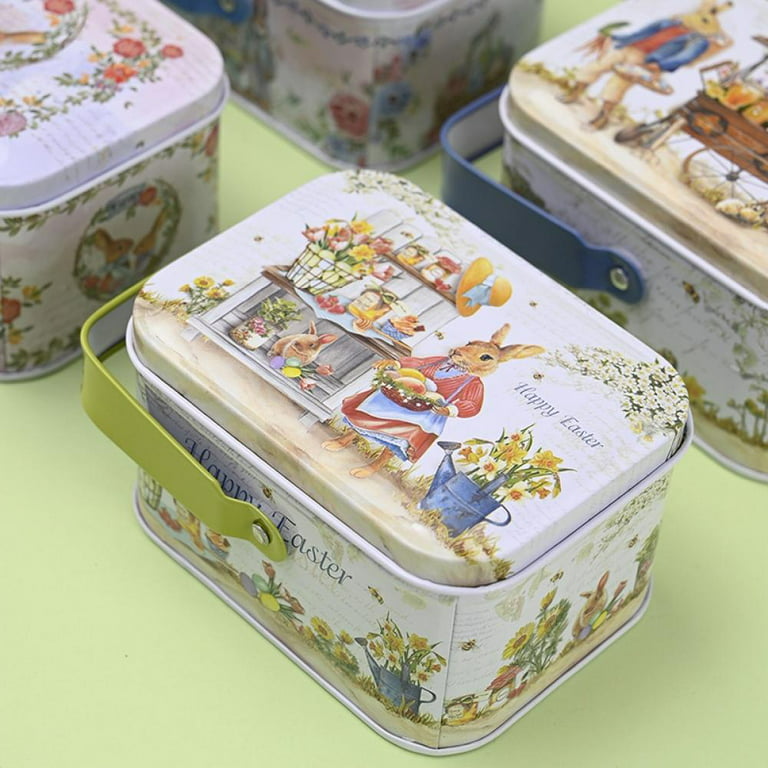  COHEALI 8 Pcs Tinplate Candy Tins Tin Containers with Lids  Rectangular Empty Tins Mini Trinket Tin Crafts Holder Case Jewelry Storage  Containers Holiday Candy Tins Metal Can Tin Box