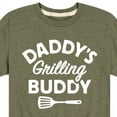 thumbnail image 3 of Instant Message - Daddy's Grilling Buddy - Toddler & Youth Short Sleeve Graphic T-Shirt, 3 of 6