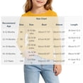 thumbnail image 3 of BLVB Toddler Baby Girls Long Sleeve Ribbed Shirts Stretchy Lettuce Trim Blouses Crew Neck Basic Base Layer Tees Undershirts(Yellow,16-18 Months), 3 of 5