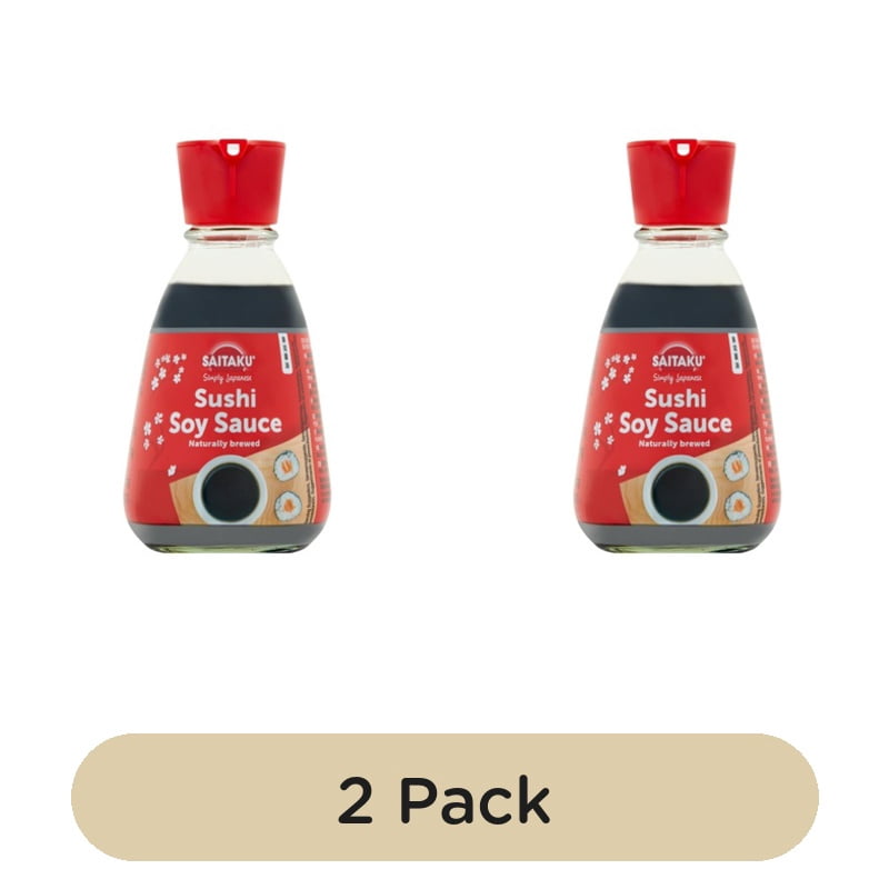 Saitaku Sushi Soy Sauce 150ml, British Import (Pack of 2)
