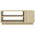 thumbnail image 3 of vidaXL Coffee Table Sonoma Oak 102x55x43 cm Engineered Wood, 3 of 4