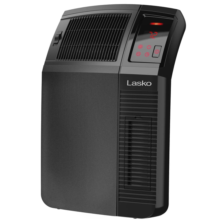 Lasko 1500W Electric Cyclonic Ceramic Room Space Heater with Timer,  CC24920, Black - Walmart.com
