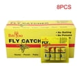 thumbnail image 1 of 8 Pcs Fly Sticky Paper Strip Strong Glue Flying insect Bug Mosquitos Catcher Tape Daily Necessities, 1 of 1