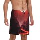 thumbnail image 2 of Fotbe Red Moon Lava Pantalones Cortos de Pijama para Hombre, Ropa de Dormir, Pantalones de Pijama Cortos para Hombre-4X-Large, 2 of 6
