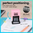 thumbnail image 2 of ExcelMark 1822 Date Stamp – Perfect for Shipping, Receiving, Expiration and Due Dates (Black Ink, Pink Mount), 2 of 9