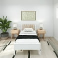 thumbnail image 2 of Plank+Beam Scandinavian Twin Bed Frame with Headboard, Solid Wood Platform Bed for Adults, 2 of 8
