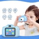 thumbnail image 2 of Mejora la cámara selfie para niños, regalos de cumpleaños de Navidad para niños de 3 a 9 años, cámaras de vídeo digitales HD para niños pequeños, juguete portátil azul, 2 of 5