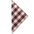 thumbnail image 2 of Ultimate Textile (10 Dozen) 17 x 17-Inch Polyester Checkered Cloth Napkins - for Picnic, Outdoor or Indoor Party use, Burgundy and White, 2 of 3