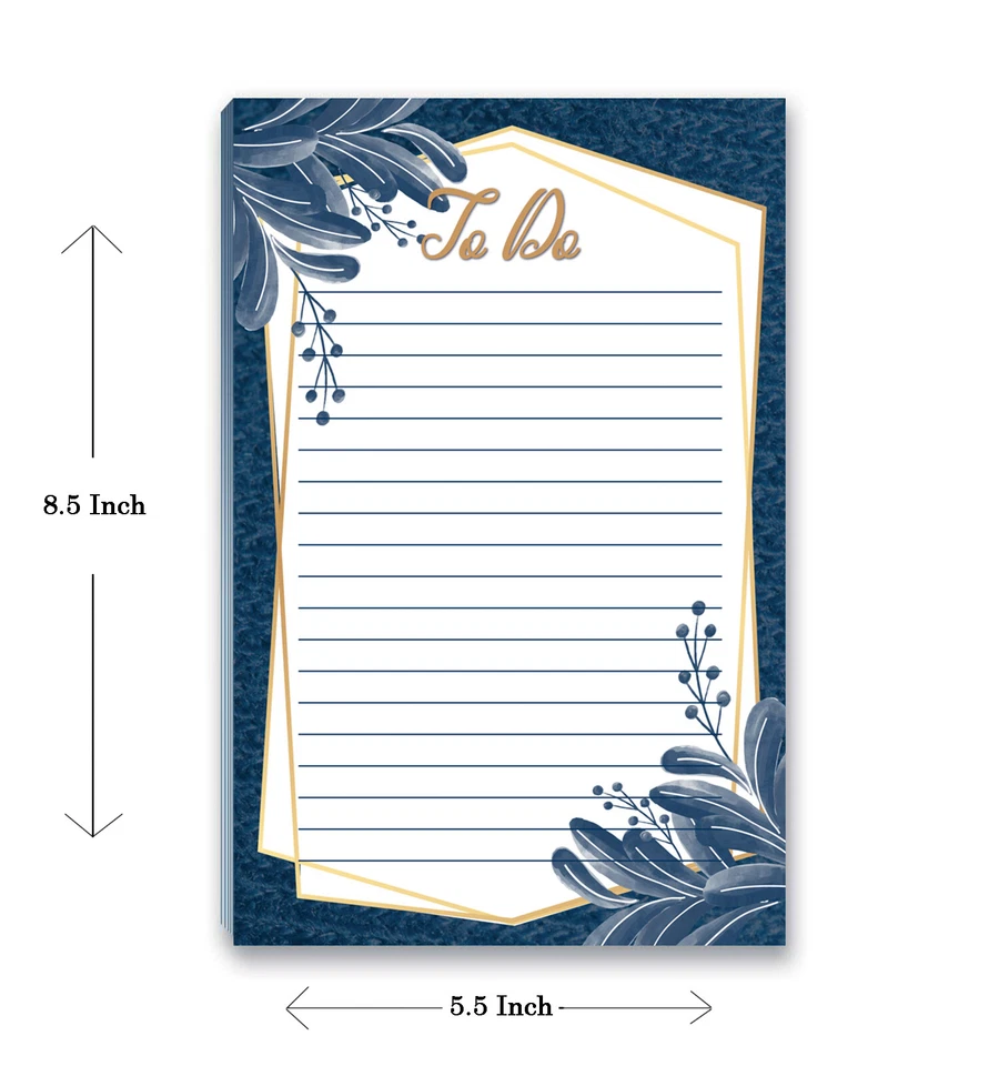 Formal To-Do List Magnetic Notepad - 5.5" X 8.5" - 50 Sheets Per Pack - B45014