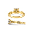thumbnail image 2 of 1.58 Carat (Ctw VS, F) Certified Lab-Grown Round Diamond Engagement Ring in 14K Yellow Gold for Women, 2 of 6