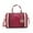 Fuchsia, variant on Vegan Leather Satchel Bags for Women, Crocodile-Embossed Purse Handbag by Mia K. Fuchsia