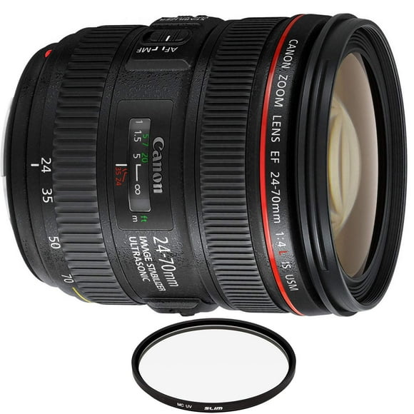 Canon EF 24-70mm f/4L IS USM Lens with Pro Filter (Certified Refurbished)