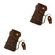 thumbnail image 2 of Qarigey Billetera de cuero para hombre, billetera antirrobo de cadena larga con bloqueo, tarjetero para tarjetas de identificación, monedero patrón de tigre 2piezas, 2 of 6