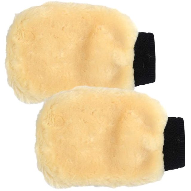 1 par de guantes de microfibra para lavado de autos al aire libre, guantes de limpieza automática de secado rápido sin rasguños para autos JFHHH pequeña