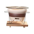 thumbnail image 3 of Pottery Barbecue Stove Charcoal Grill Tea Kettle Compact Clay Material for Camping and Backyard Use, 3 of 9