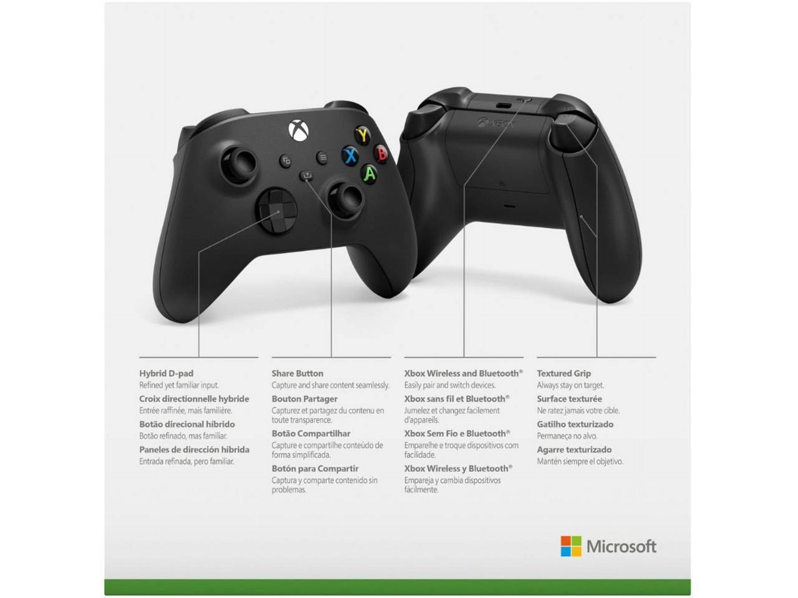 Microsoft Xbox Wireless Controller - Carbon Black - image 4 of 5