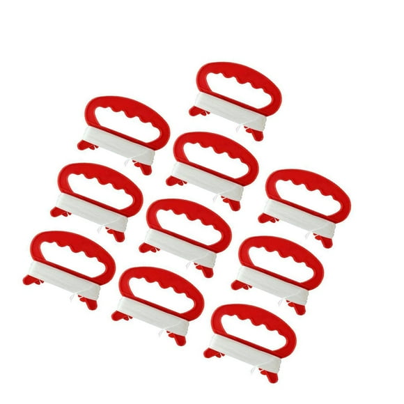 Xingzhi Pack of 10 D Shape Kite Spool Handles with 30meters of Strong Kite String Winder Tool Style A 1Set