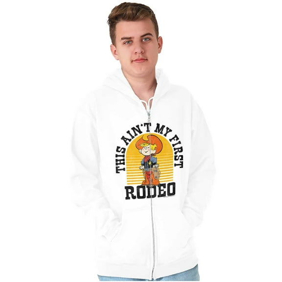 Vintage Comic Aint My First Rodeo Zip Up Hoodie Men's Women's Brisco Brands M