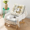 thumbnail image 2 of Gothic Meditation Pouf Supportive Square Floor Cushion with Mystical Sun & Moon Aesthetic, 2 of 2