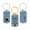CW0092 Keyring, Silver, variant on Color-Printed Stainless Steel Keychain with Engraved Family Affection for Father's Day Gift