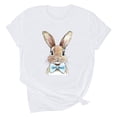 thumbnail image 2 of Yuwull Summer Tops Womens Tops Casual Easter Fashion Printed Short Sleeved T-Shirt Womens Plus Size Tops On Clearance23L, 2 of 4