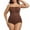 Brown, variant on Women's Bodysuit Shaping and Strapless Jumpsuit, Tight Fit Open Back Design for Body Contouring, Comfortable All Day Wear with High Elasticity Fabric, Easy Hand Wash for Daily Use