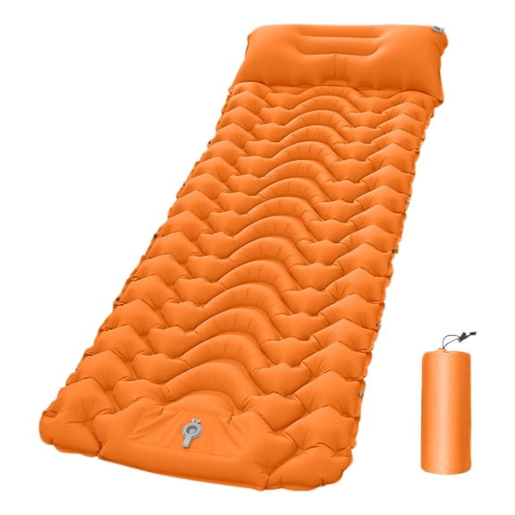 HuiXinOu Inflatable Sleeping Pad, Step-on Air Mattress for Camping, Outdoor, Travel, and Portable Nap, Includes Carry Bag for Park and Beach