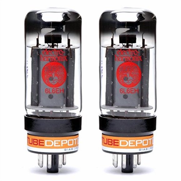 Paire de Tubes d'Aspirateur Électro-Harmonix 6L6 EH