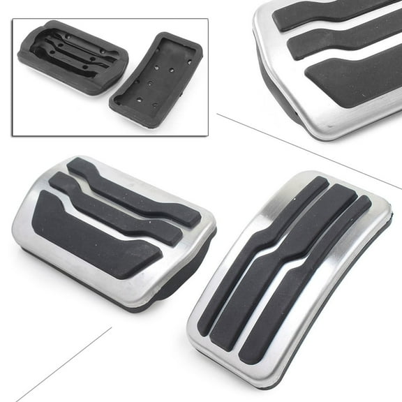 ZS AT Transnission Car Gas Brake Pedal Cover For Ford Focus 2011-2018 & Escape/ Kuga 2013-2018 For Lincoln MKC 2015 2016 2017 2018