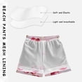 thumbnail image 5 of Kids' Beach Pants Comfortable Swim Trunks Watercolor Sparkling Cherries Shorts for Pool Vacation and Lounge Wear 2T, 5 of 8
