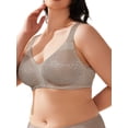 thumbnail image 5 of Wingslove Women's Plus Size Full Coverage Minimizer Bra Wirefree Non Padded for Everyday Comfort, Toffee 42B, 5 of 5