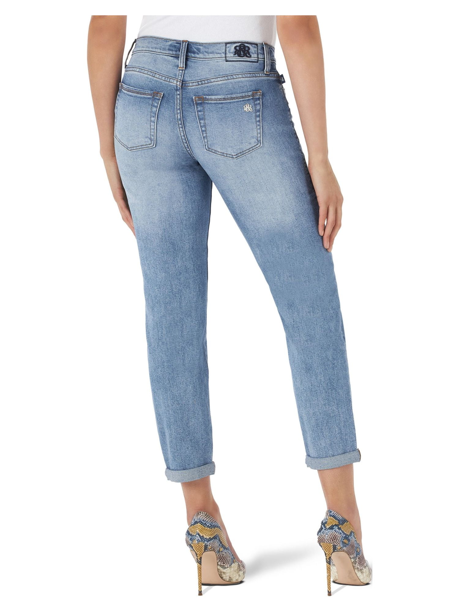 Rock & Republic Women's Mid Rise Indee Boyfriend Jean