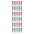 thumbnail image 3 of Langgg Lot de 12 pour T-Shirts de Golf Ballon en Plastique Support Stable Réutilisable Extérieur Intérieur Golf Sports Entraînement Pratique pour Golfeurs 6 Pcs Rouge+6 Pcs Bleu 76mm 3Ensemble, 3 of 6