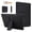 Black, variant on Case for iPad 10.2" 9th 8th 7th Generation 2021/2020/2019, Luxury Quilted PU Leather Slim Cover with Multi-Angle Kickstand, Shockproof Protective Shell,Blue