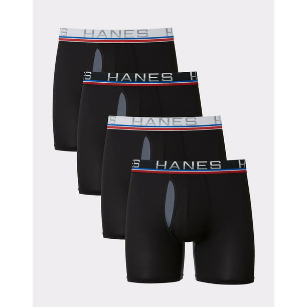 Hanes Sport™ Total Support Pouch® Men's Boxer Briefs Pack, X-Temp ...