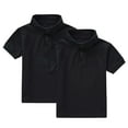 thumbnail image 3 of Boys 2PC Lapel Polo Shirt Short Sleeved Round Neck Summer Casual Solid Color Shirt for Boys 1-12Y, 3 of 6