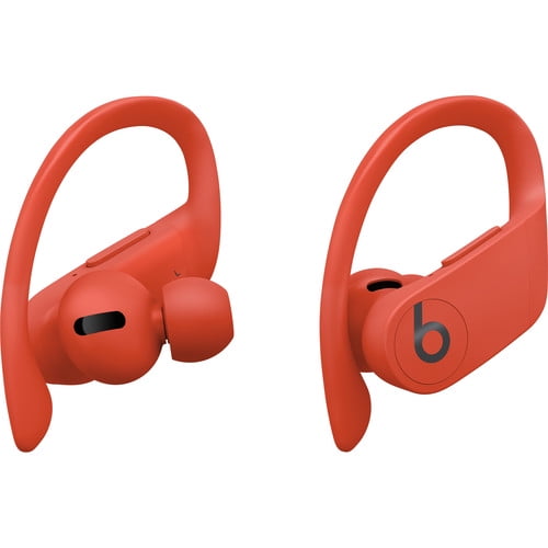 Beats by Dr. Dre Powerbeats Pro In-Ear Wireless Headphones (Lava Red) MXYA2LL/A with 2x USB Wall Adapter Cubes + More