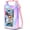 C1-Iridescent, variant on Floatable Waterproof Phone Pouch Case for iPhone 17 16 Pro Max/15/14/13/12, IP68 Travel Cellphone Dry Bag Beach Cruise Ship Essentials Bags with Crossbody Lanyard, Iridescent Purple - 7″